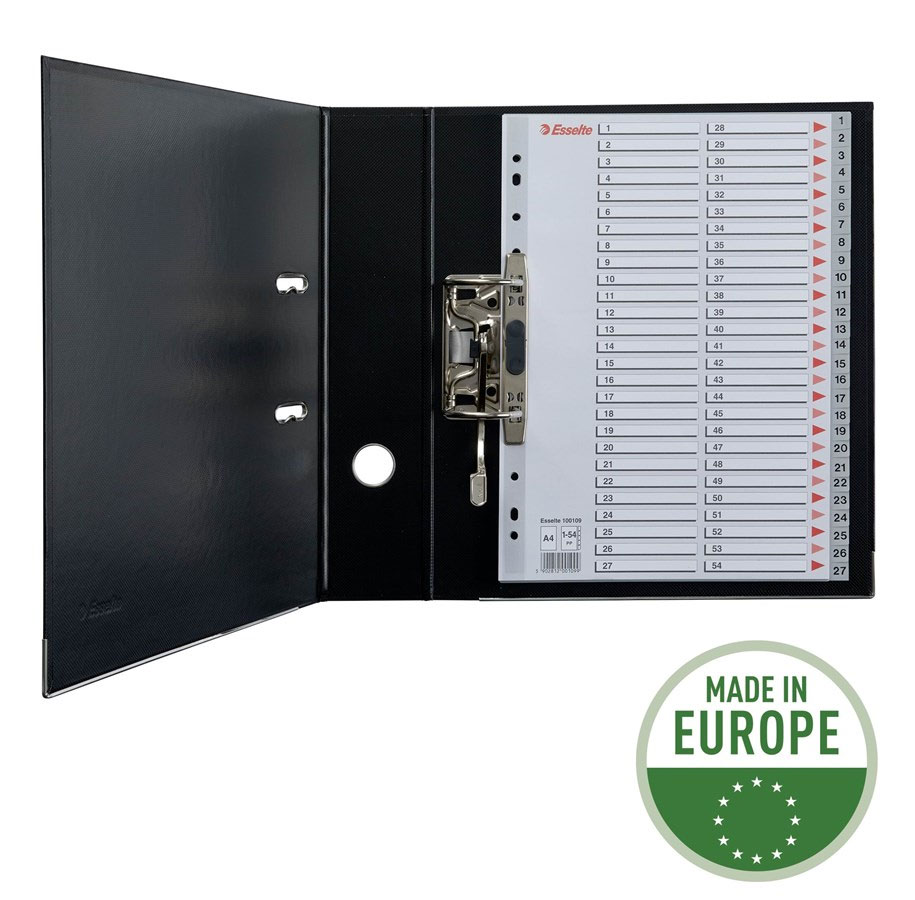 Разделитель страниц цифровой 1-54, пласт. Esselte - фото 4