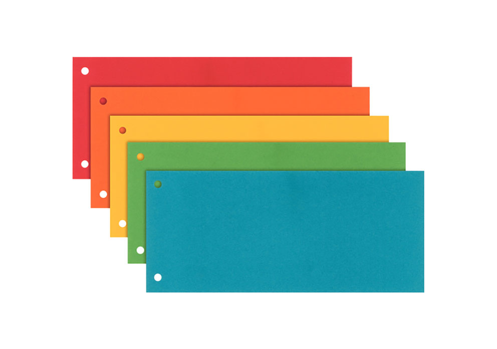 Разделительные полосы картон 105*240мм, 100шт., ассорт. Esselte - фото 1