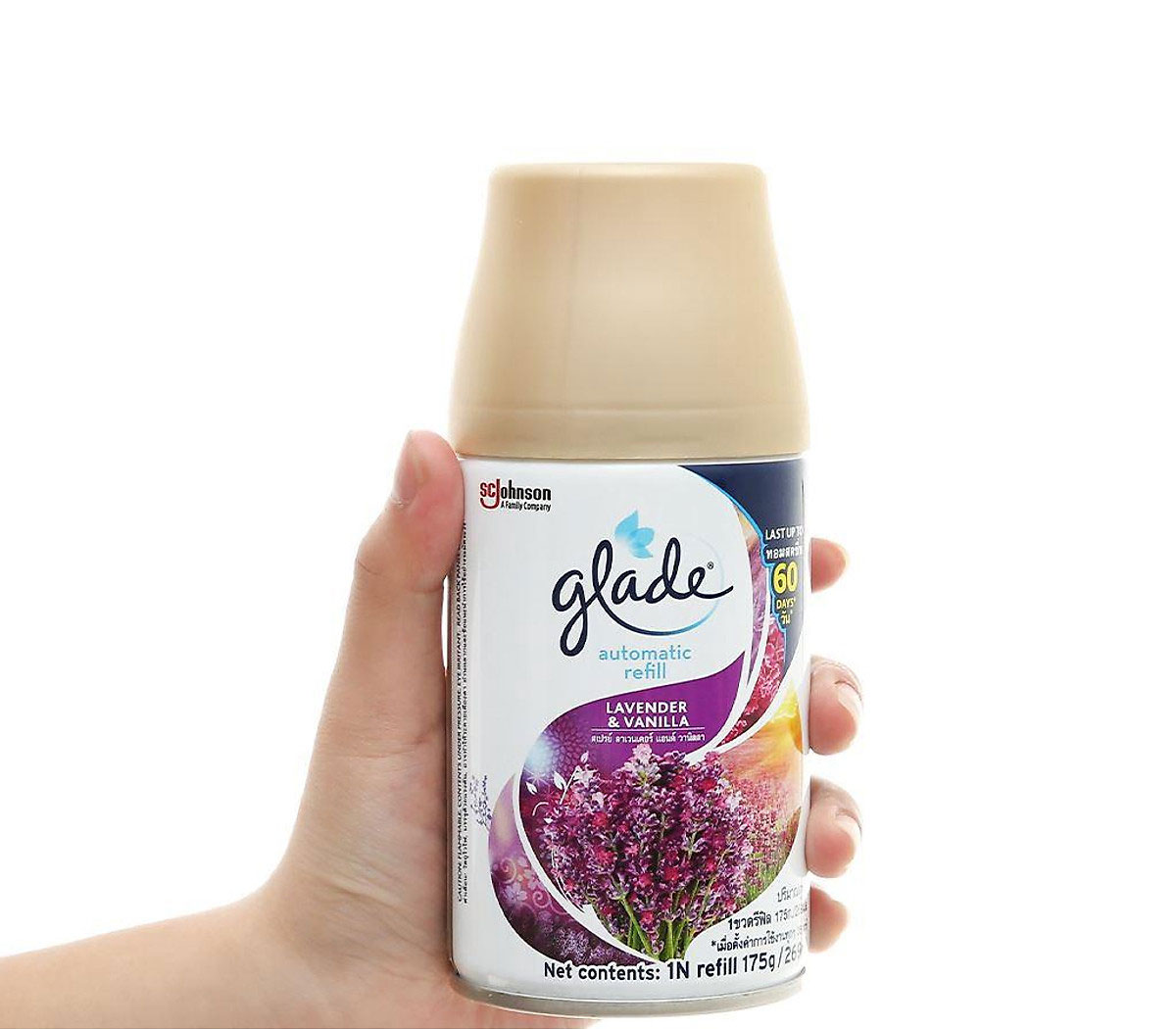Запаска для автоматичного освіжувача повітря Glade, 269мл., Лаванда та ваніль GLADE - фото 1