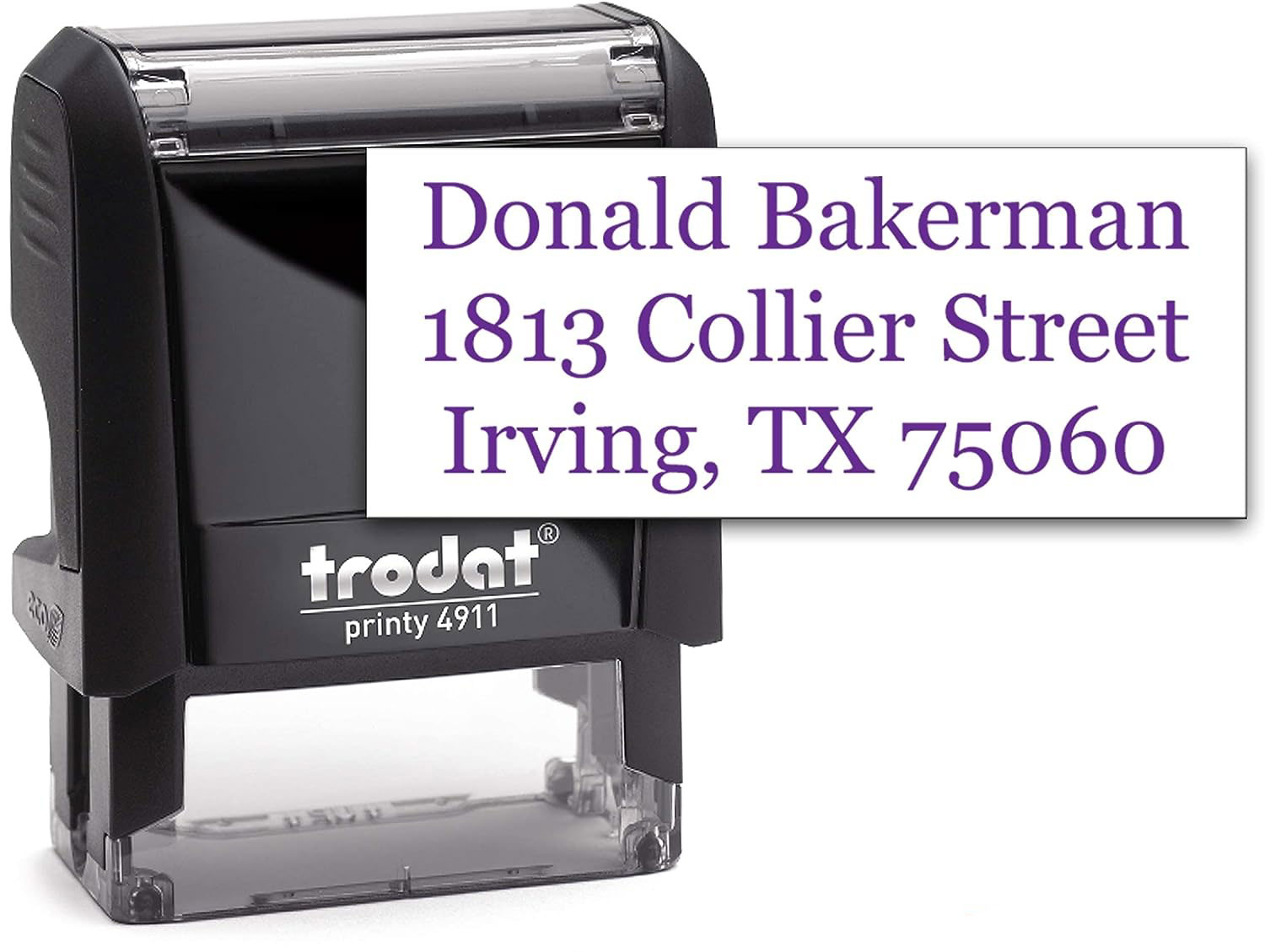 Штамп самонаборный 3-х строчный 4911 Trodat - фото 2