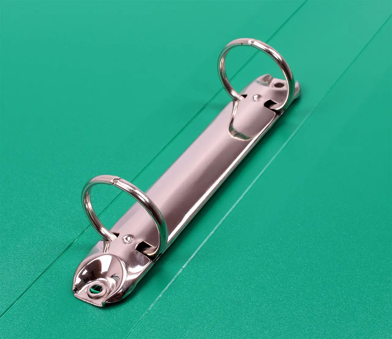 Папка А4, 40мм., 2кольца, пластик (PР), зелен. NORMA - фото 4