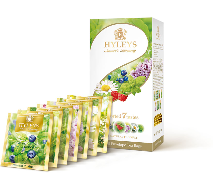 Чай Гармонія природи, асорті 7 смаків, 25пак по 1,5г, термосаше Hyleys - фото 1