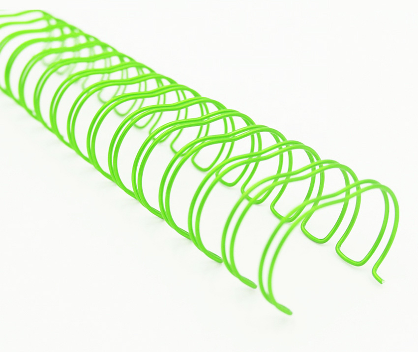 Пружины метал. 16,0 мм.; 2:1, 50шт./уп., салат. D&Art - фото 1