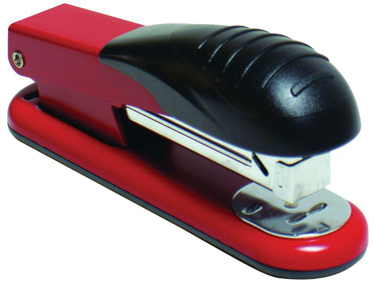 Степлер 24/6, 30л., метал., красн. Scholz - фото 1