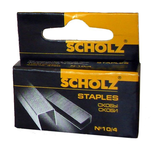 Скоби для степлера №10, 1000шт./уп. Scholz - фото 4