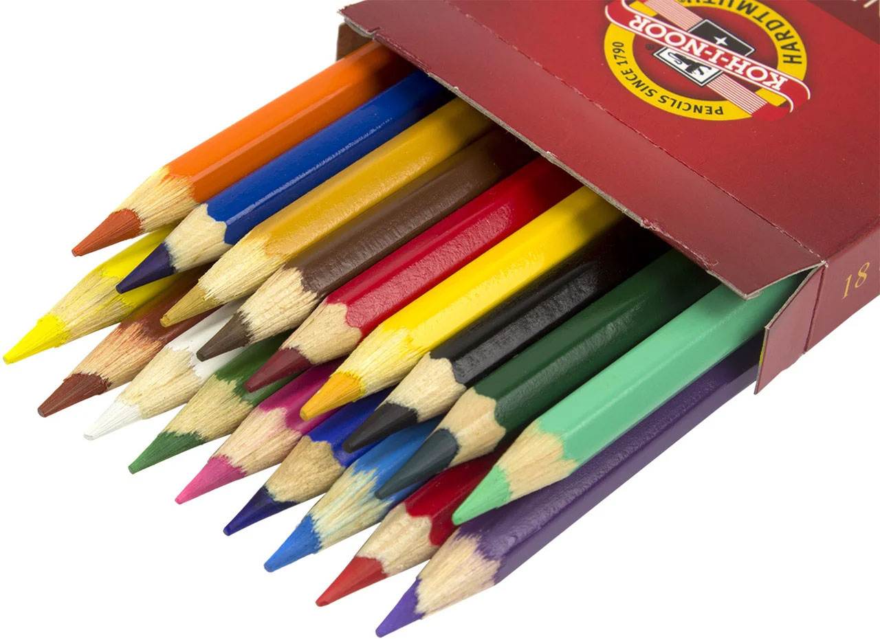 Карандаши акварельные, 18цв. MONDELUZ 3717 Koh-i-noor - фото 1