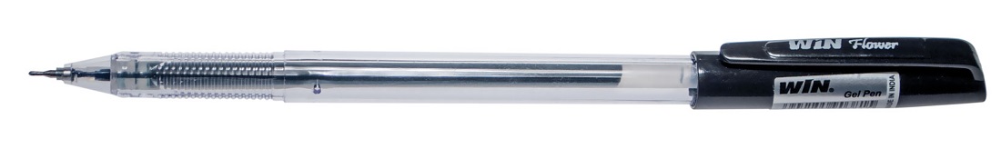 Гелевая ручка FLOWER, корпус прозр., стержень черн. WIN - фото 1