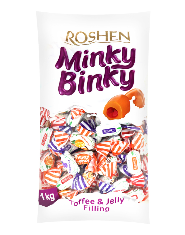 Конфеты ирис Minky Binky, 1кг. Roshen - фото 1