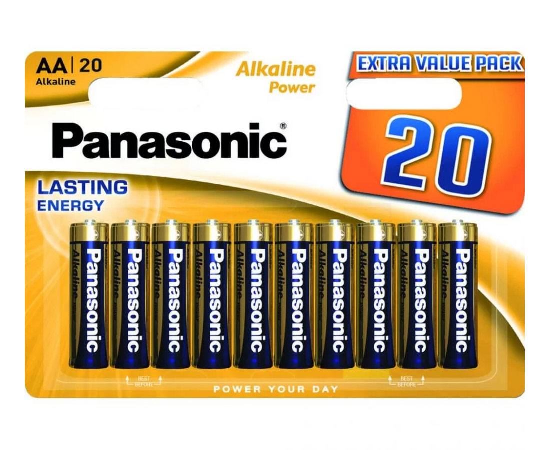 Батарейка LR6 (AA) Alkaline Power, 20шт./уп. Panasonic - фото 2