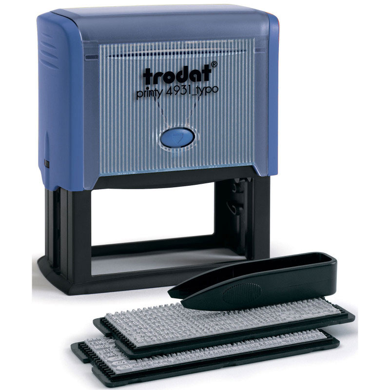 Штамп самонабірний 6-ти рядковий 4931, кількість символів на строку 33/26, 2 каси символів (3/4мм) Trodat - фото 3
