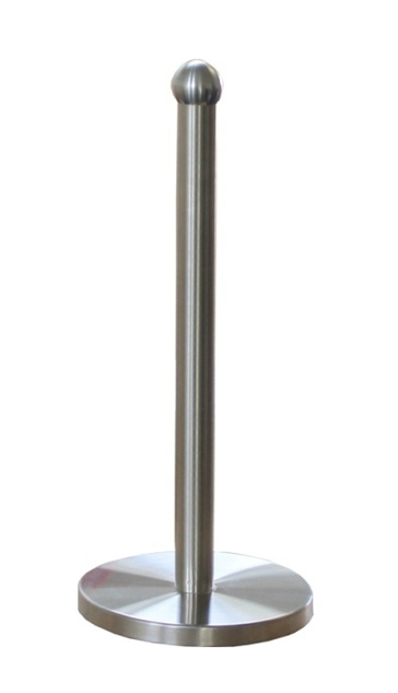 Тримач для рулонних рушників, нерж.метал., сір. Польща - фото 1