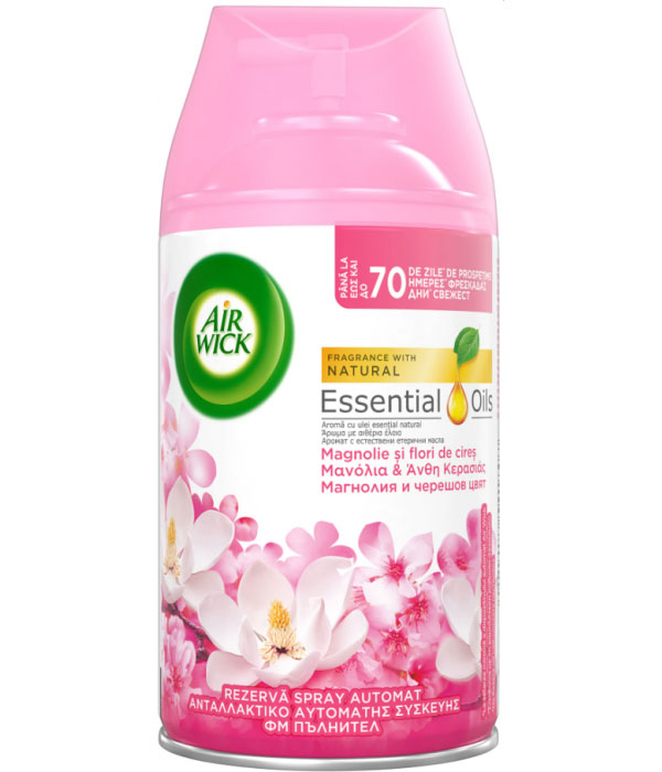 Запаска для автоматичного освіжувача повітря Air Wick, 250мл., Магнолія та квітуча вишня Air Wick - фото 5