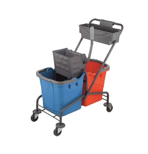 Ведро прямоугольное 25л., пластик, красн. Uctem - фото 3