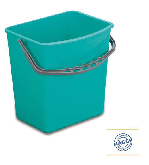 Ведро прямоугольное 5л., пластик, зелен. Uctem - фото 2