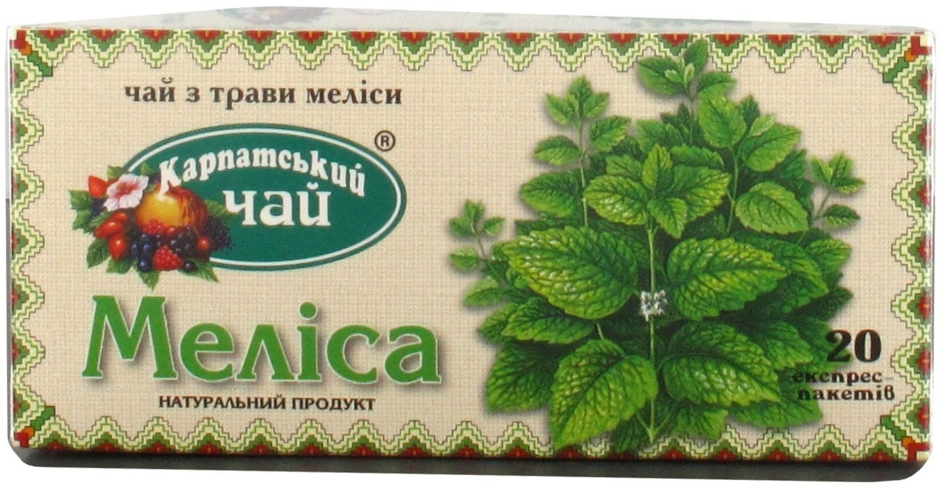 Чай Меліса, 20пак. по 1,35г Карпатський - фото 1