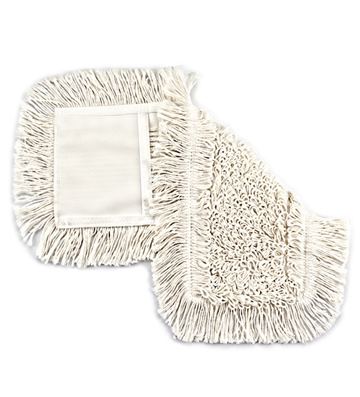 Насадка Моп плоская для швабры 80*12см., хлопковая с карманами, беж. Uctem - фото 1