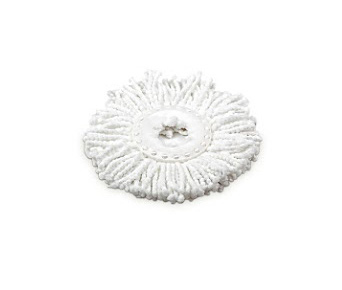Насадка Моп круглая для швабры, веревочная, хлопковая, бел. Uctem - фото 2