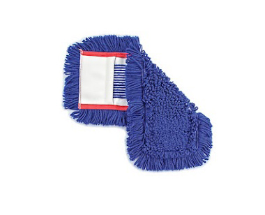 Насадка Моп плоская для швабры 80*12см., акриловая с карманами, син. Uctem - фото 1