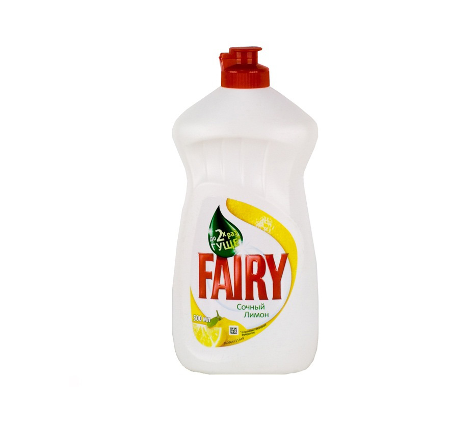 Жидкое моющее средство 500мл. Сочный лимон FAIRY - фото 1