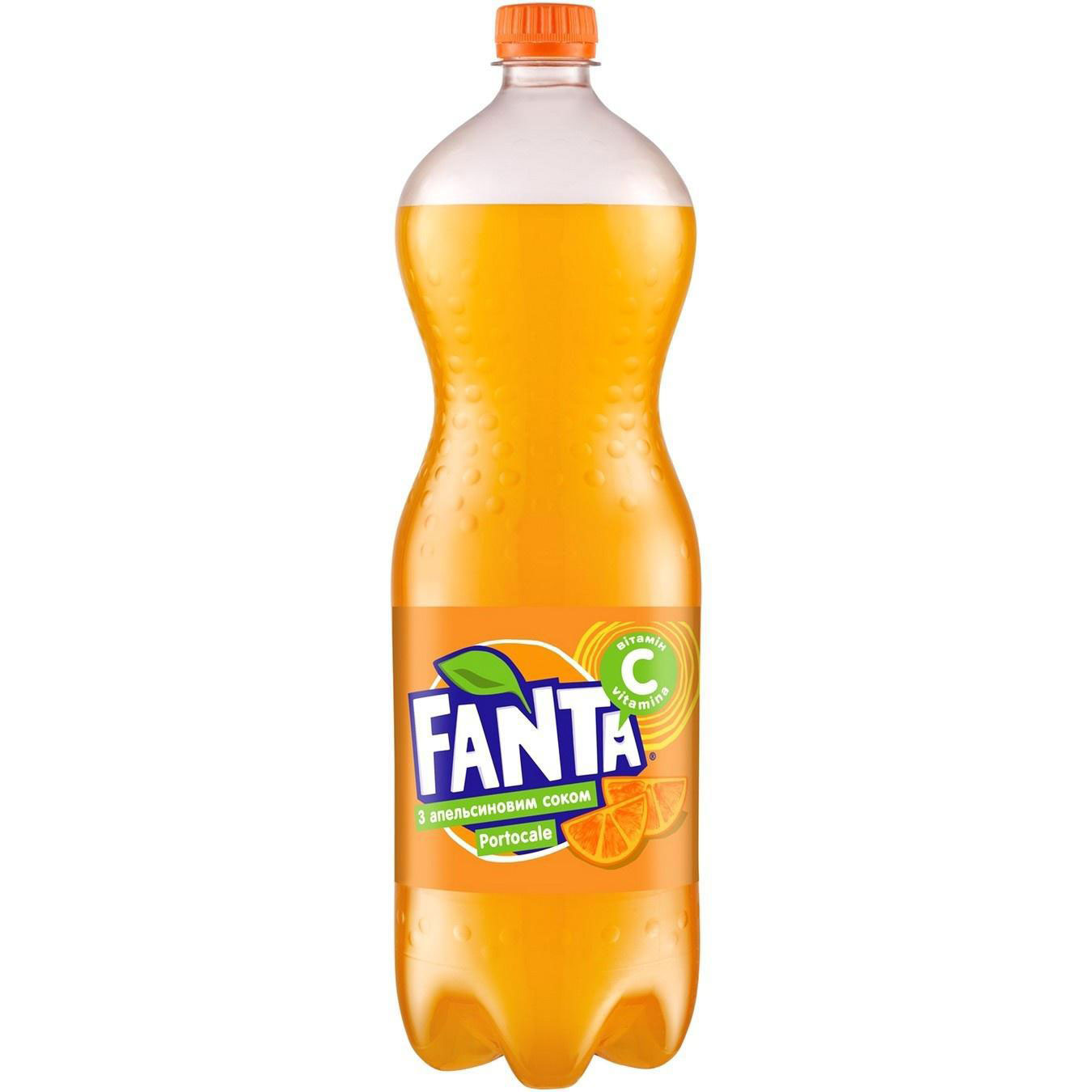 Напій Фанта Апельсин, 1,25л., 6шт./уп., пластикова пляшка Fanta - фото 2