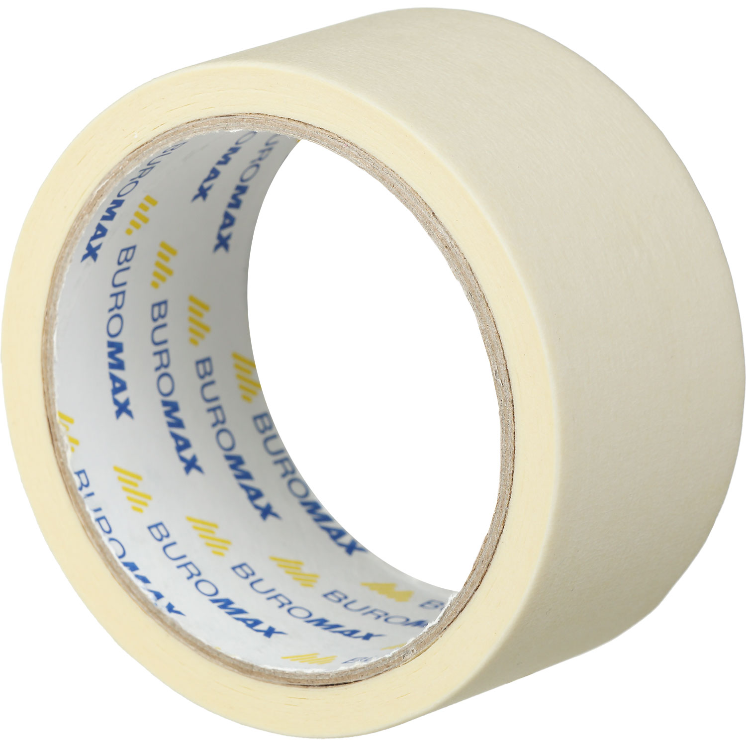 Клейка стрічка малярна 48мм.*20м.  (21,9ярд) BuroMax - фото 1