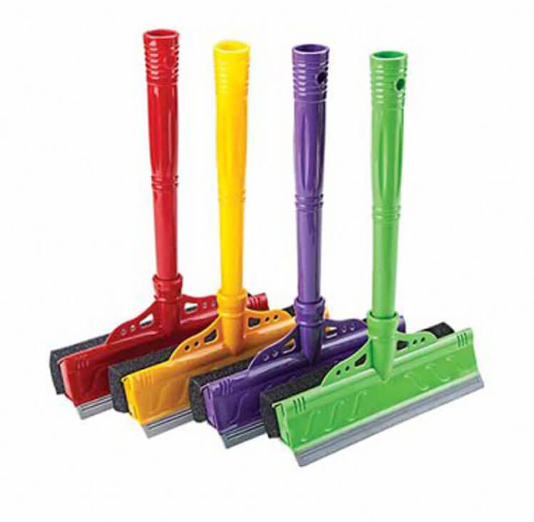 Збирач води для миття скла 32см, двустороння зі спонжем, зі з