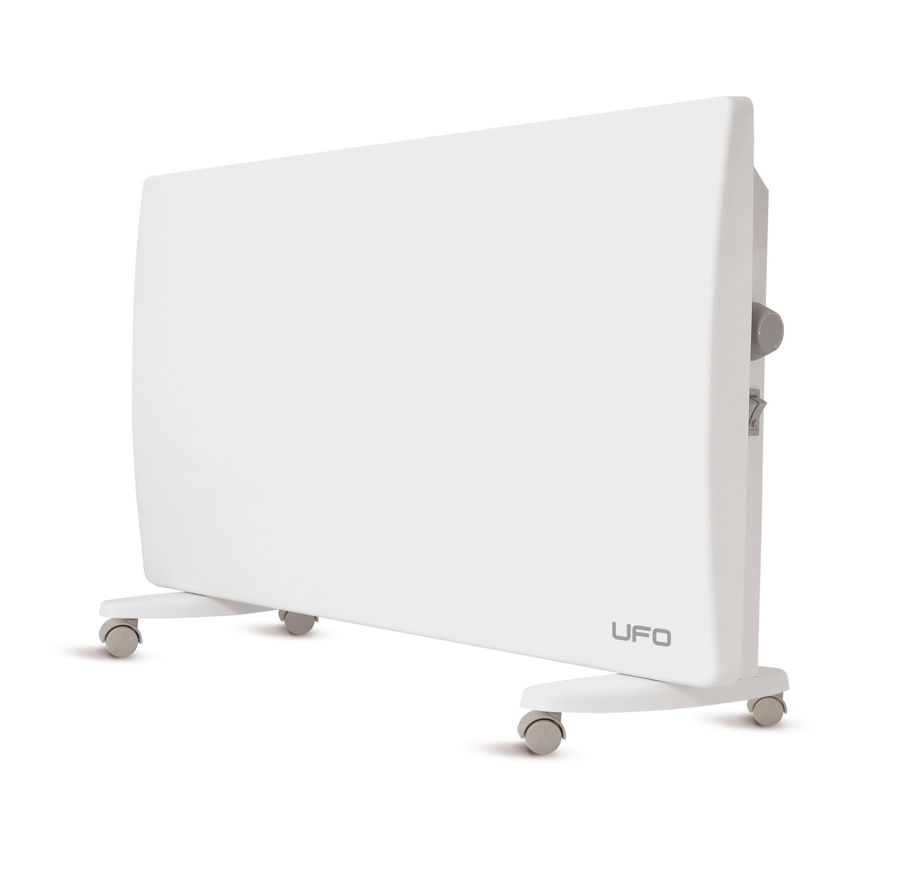 Обігрівач конвекторний UFO MCH-15, 1,5кВт., мех. термостат, кріпл. на стіну, підст. на колесах, біл. UFO - фото 3