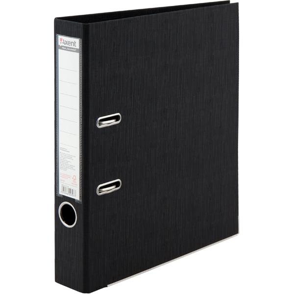 Реєстратор 5см. А4 (PP двостороннє покриття) Prestige, чорн. Axent - фото 1