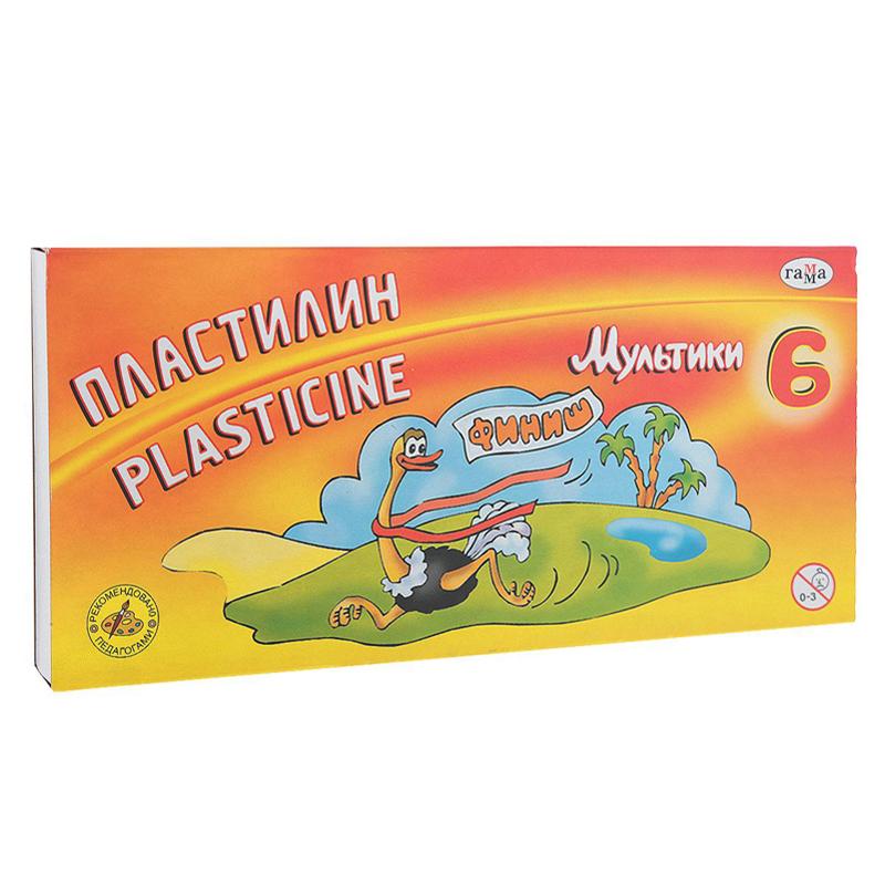 Пластилин 6цв., 