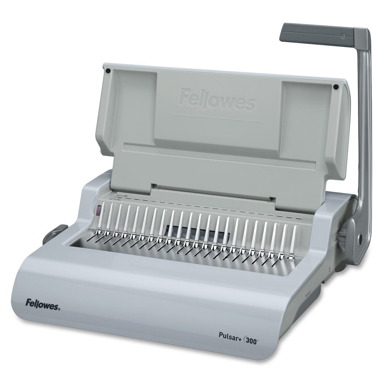Біндер для пластикових пружин PULSAR+, до 300арк., діркопробивач на 15арк. (f.B5627601) FELLOWES - фото 6