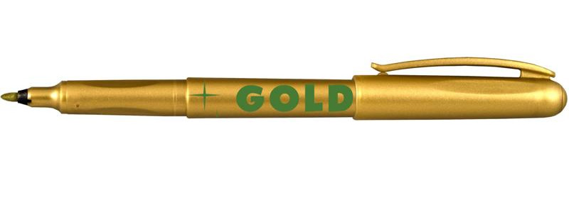 Маркер Gold 2670, круглое острие 1мм., золот. Centropen - фото 1