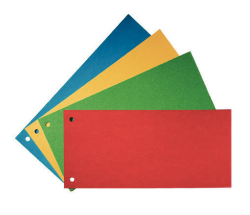 Розділюючі смуги картонні 105*240мм., 100шт, жовт. Esselte - фото 4