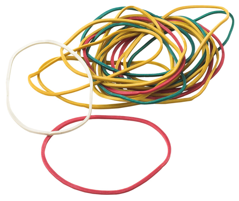 Гумки для грошей (d=55мм.) 50г., колір асорті BuroMax - фото 1