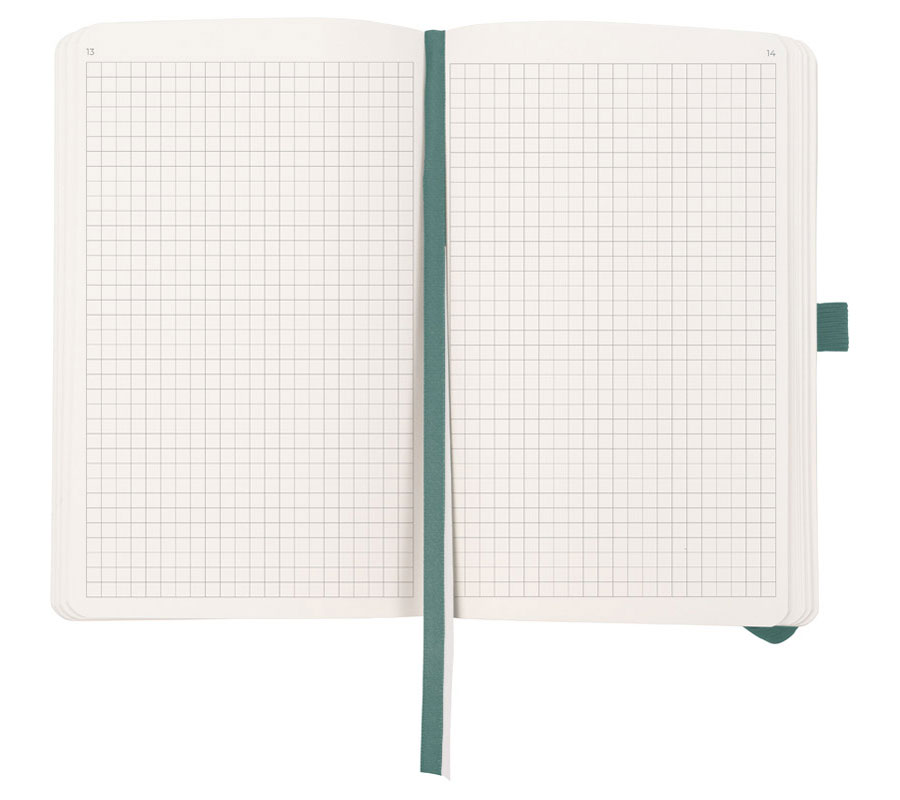 Еженедельник Partner Soft Nuba 2024, 125*195мм., лазурно-серый Axent - фото 3