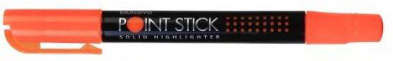 Маркер текстовый Point Stick 1-5мм., оранж. Mungyo - фото 1