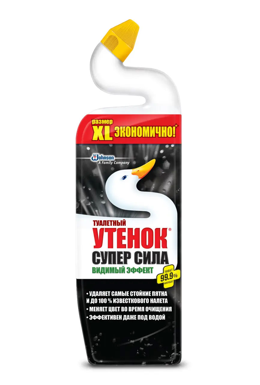 Засіб для чищення унітазів, 900мл. Суперсила Видимий ефект Каченя - фото 2