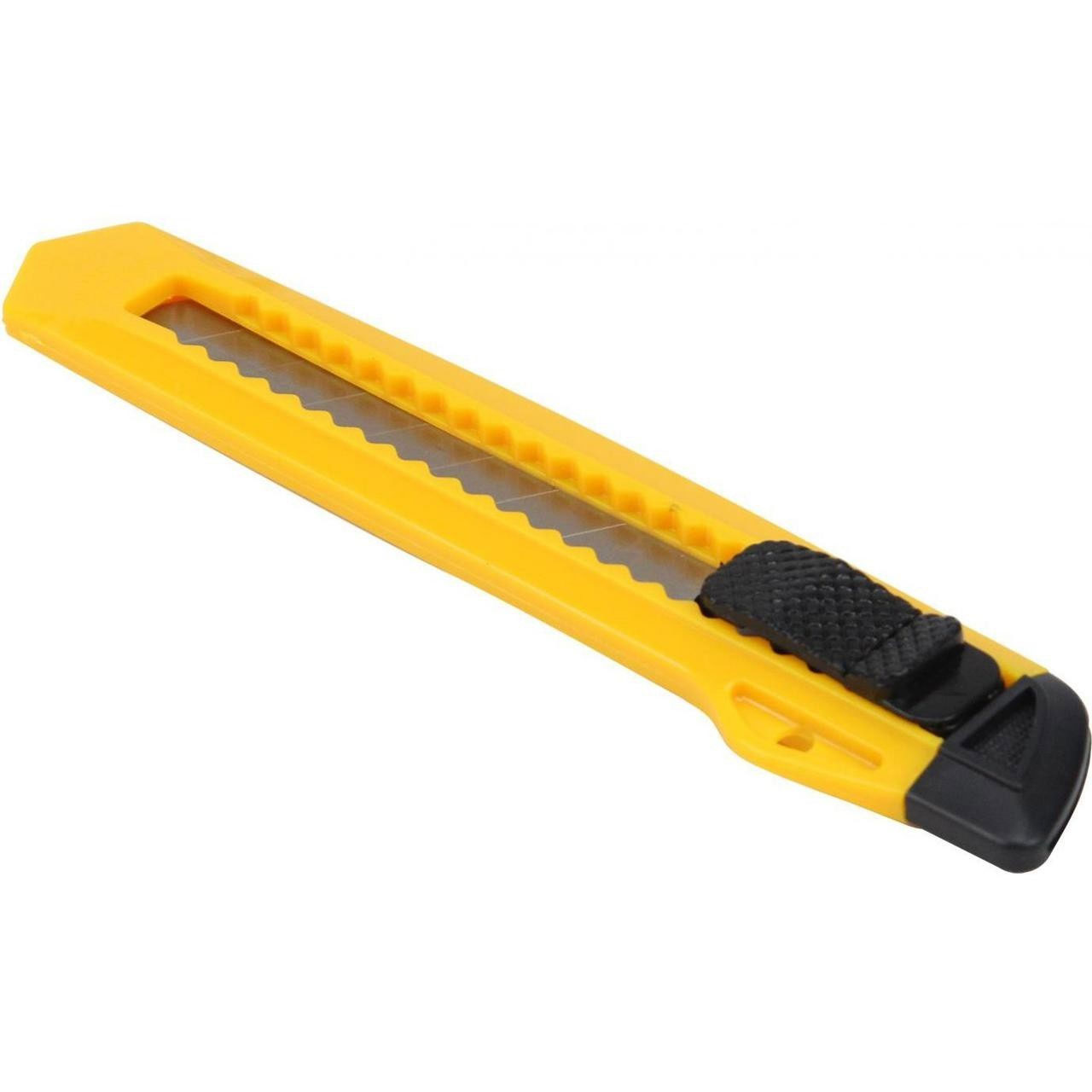 Ніж канцелярський великий 18мм., пластиковий корпус 4Office - фото 1