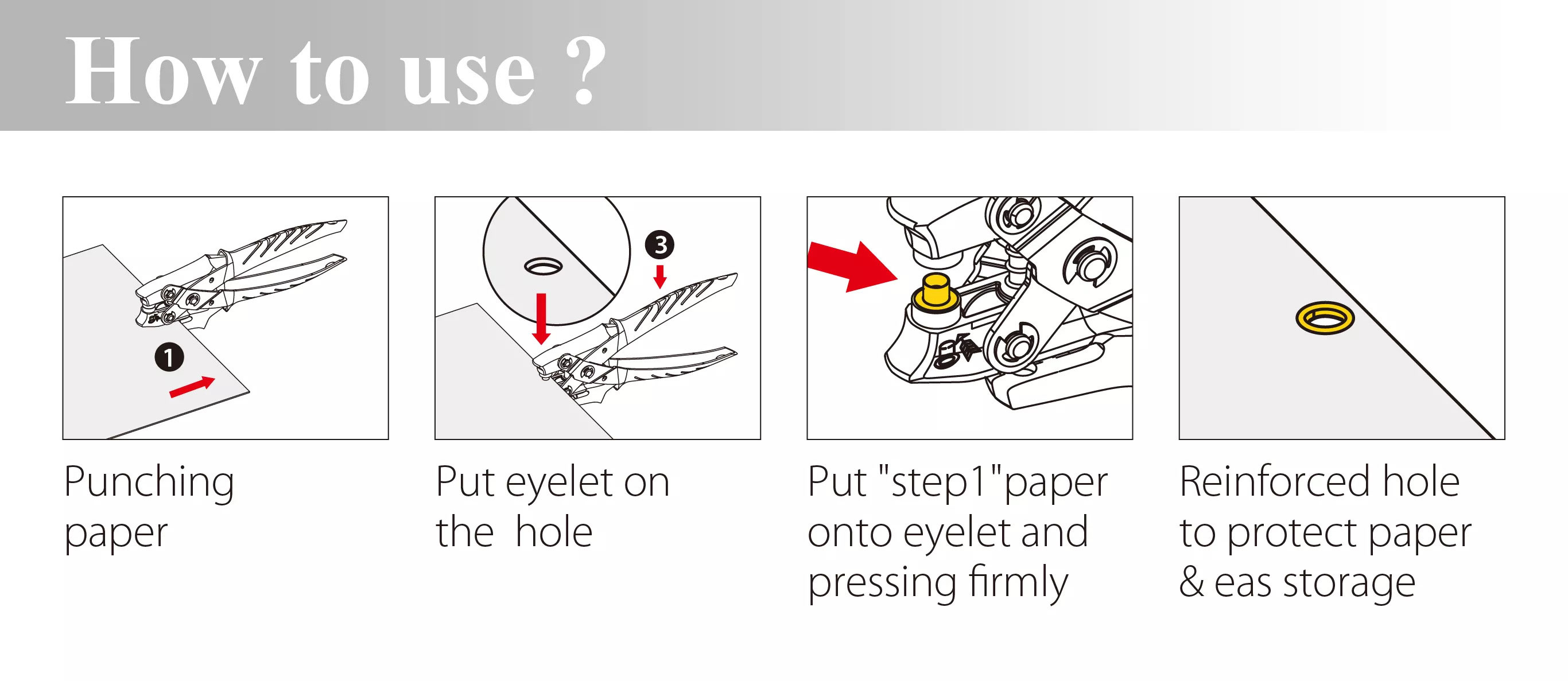 Люверси (кльопки) для ручного заклепника, діам. 4,8мм., 250шт/уп., золот. KW-Trio - фото 2