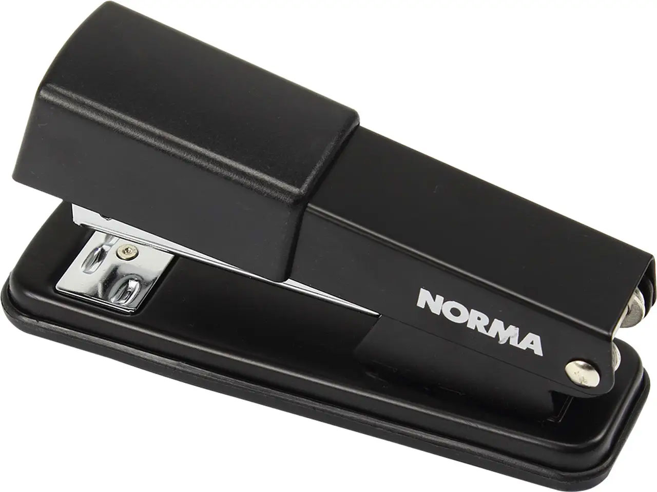 Степлер 24/6, 20арк., металевий, чорн. NORMA - фото 3