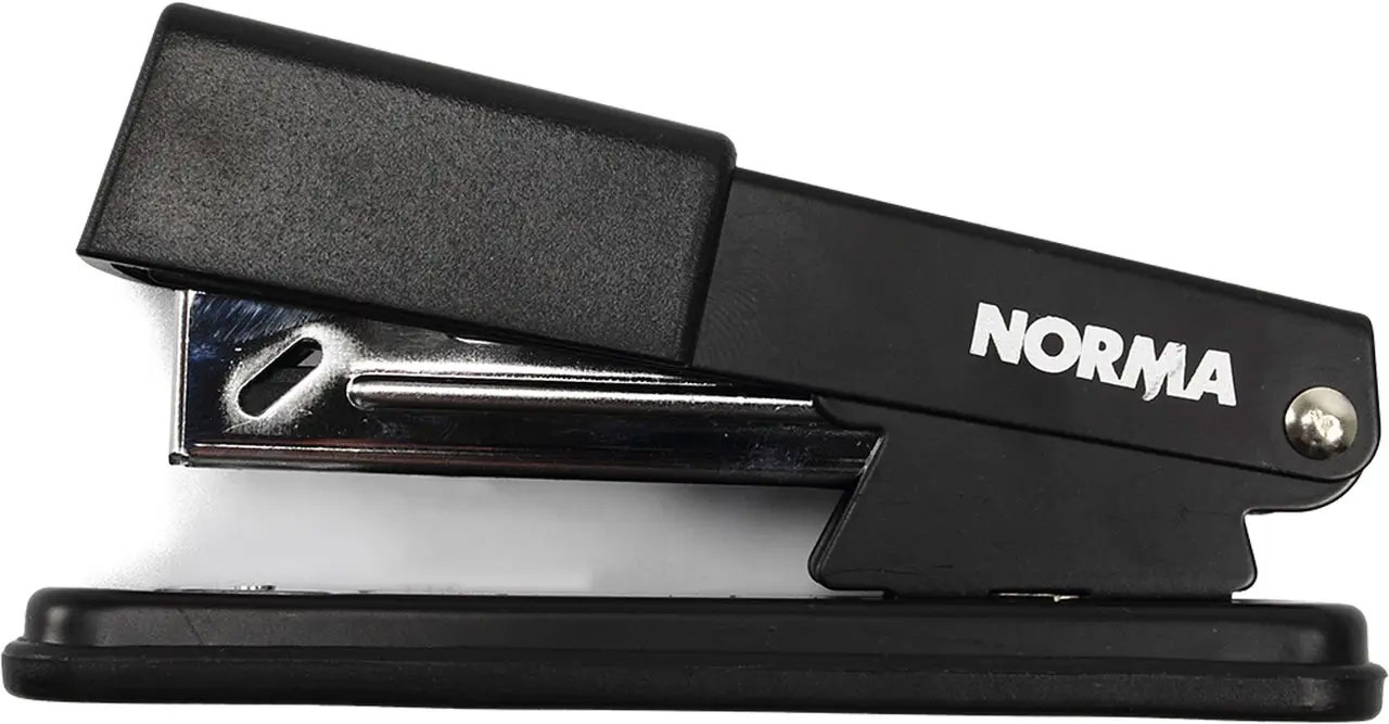 Степлер 24/6, 20арк., металевий, чорн. NORMA - фото 4