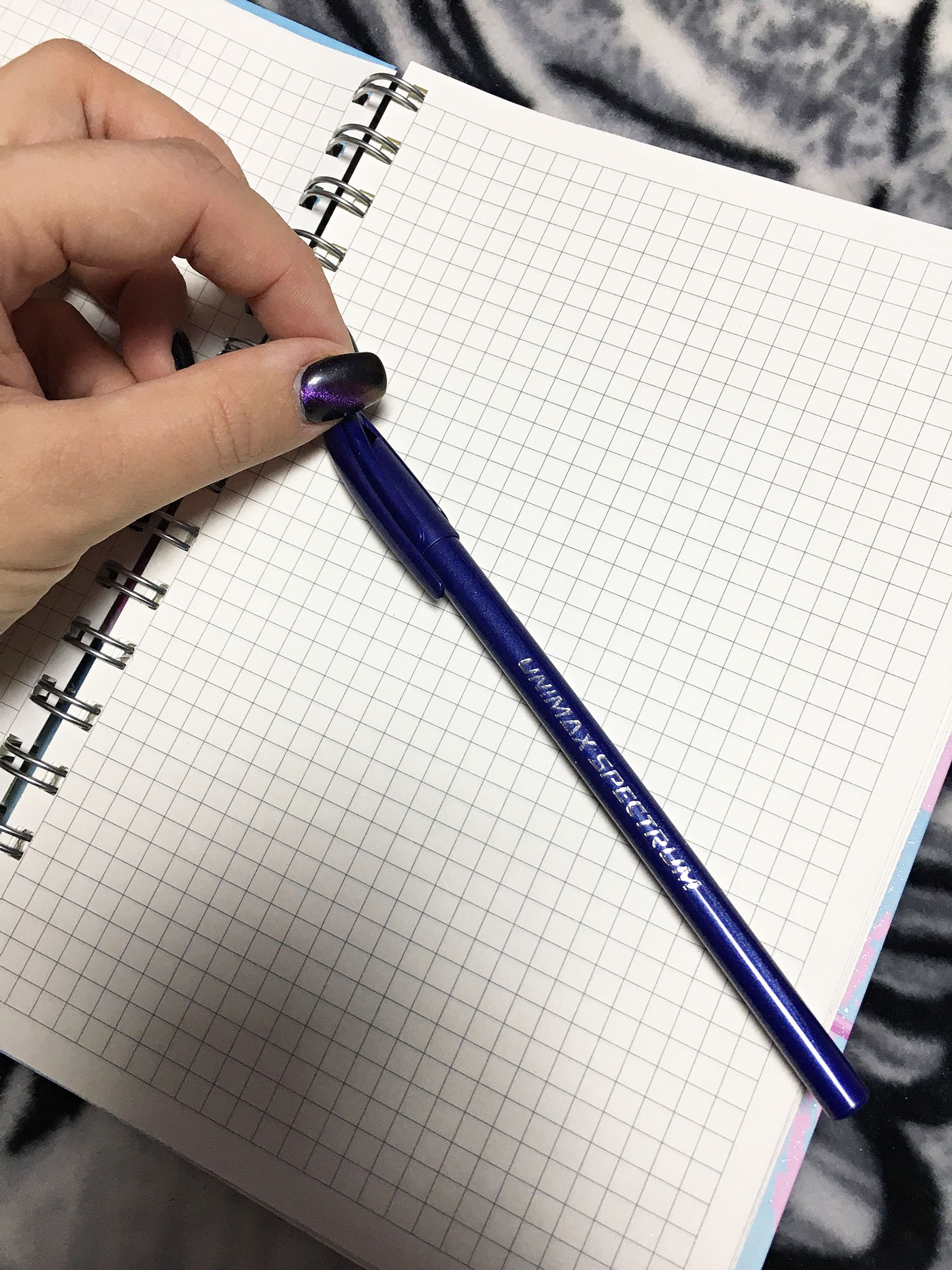 Ручка масляна Spectrum, 1,0мм., стержень син. Unimax - фото 1