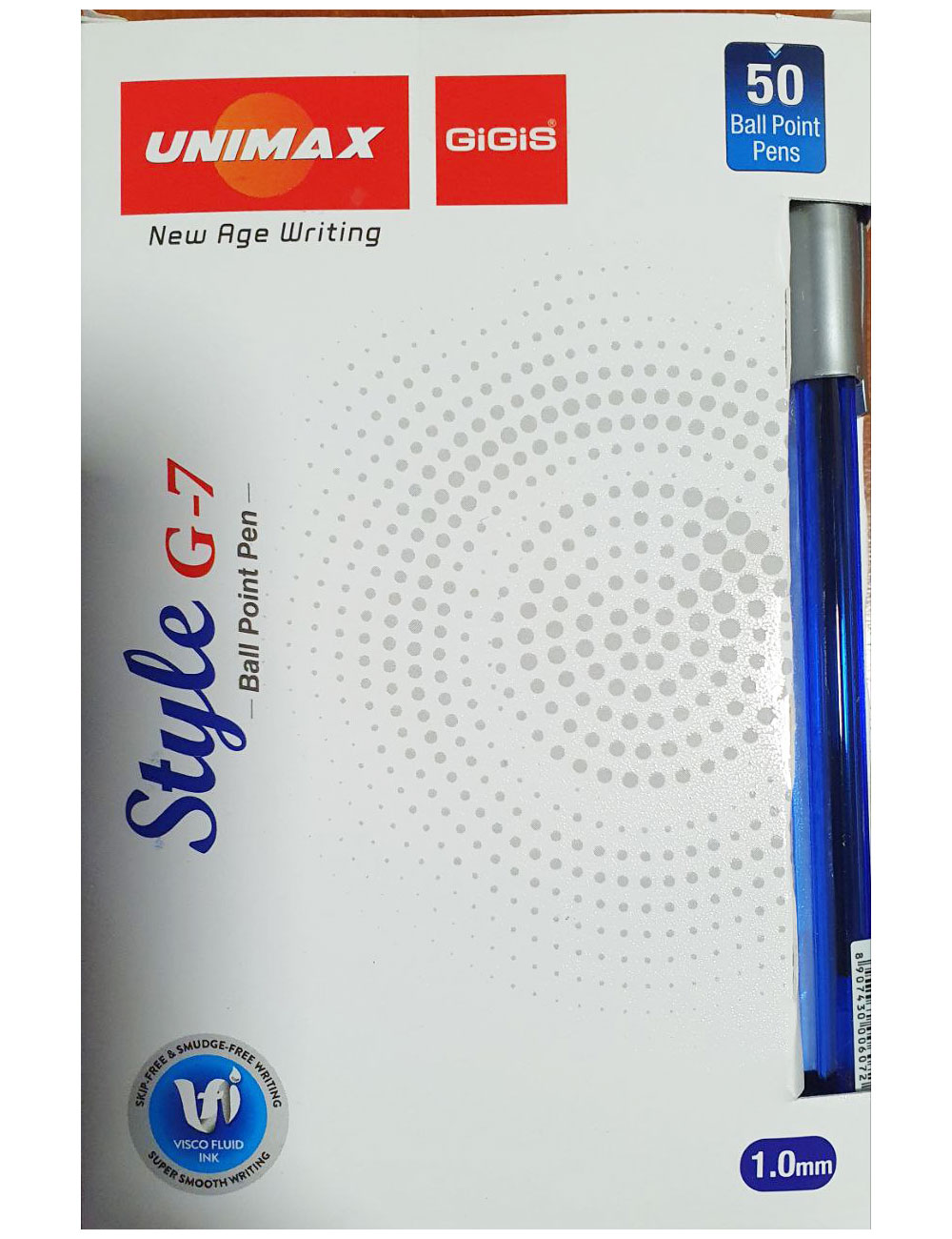 Ручка масляная Style G7-3, 1,0мм., стержень син. Unimax - фото 2