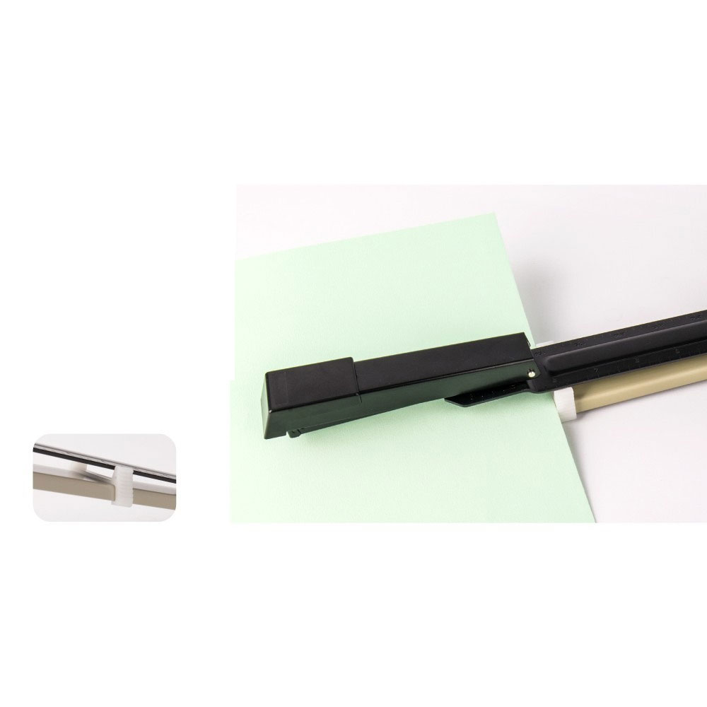 Степлер 24/6 - 26/6, 20арк., плече 31,7см. (05900), чорн. KW-Trio - фото 2