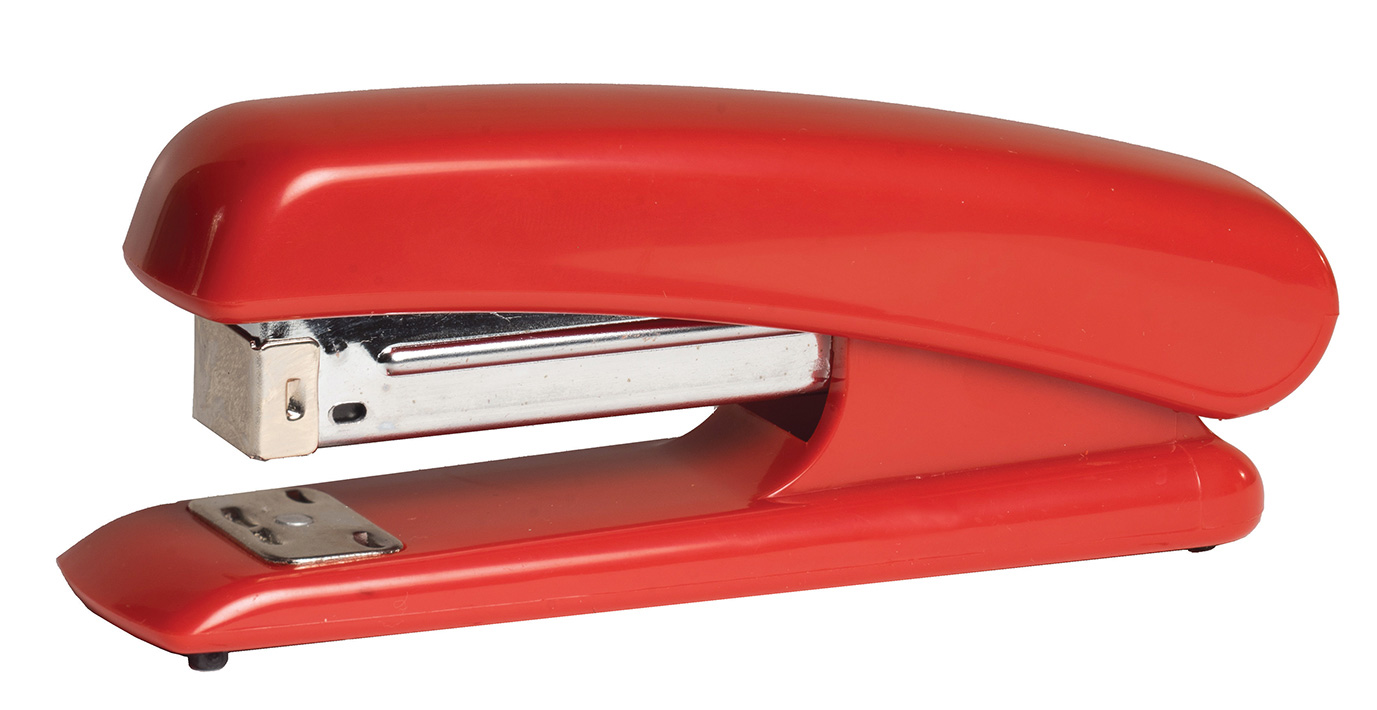 Степлер 24/6, 20л., пластик., красн. Scholz - фото 1