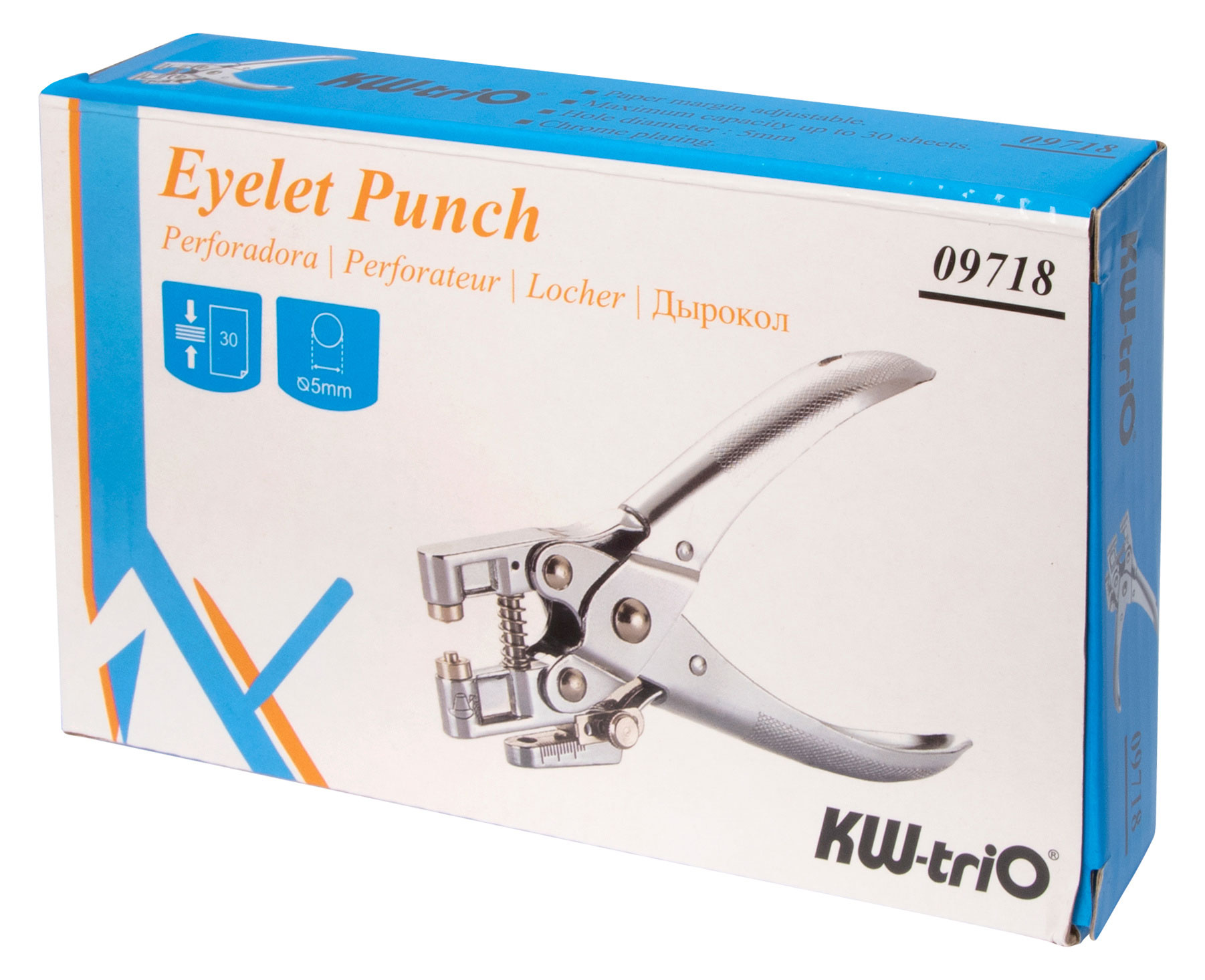 Встановлювач люверсів (заклепок) і діркопробивач на 30арк. (09718) KW-Trio - фото 4