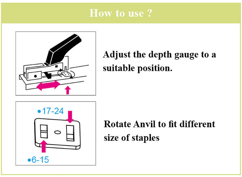 Степлер великий 23/6-23/13 до 100арк., плече 65мм. (050SE) KW-Trio - фото 1