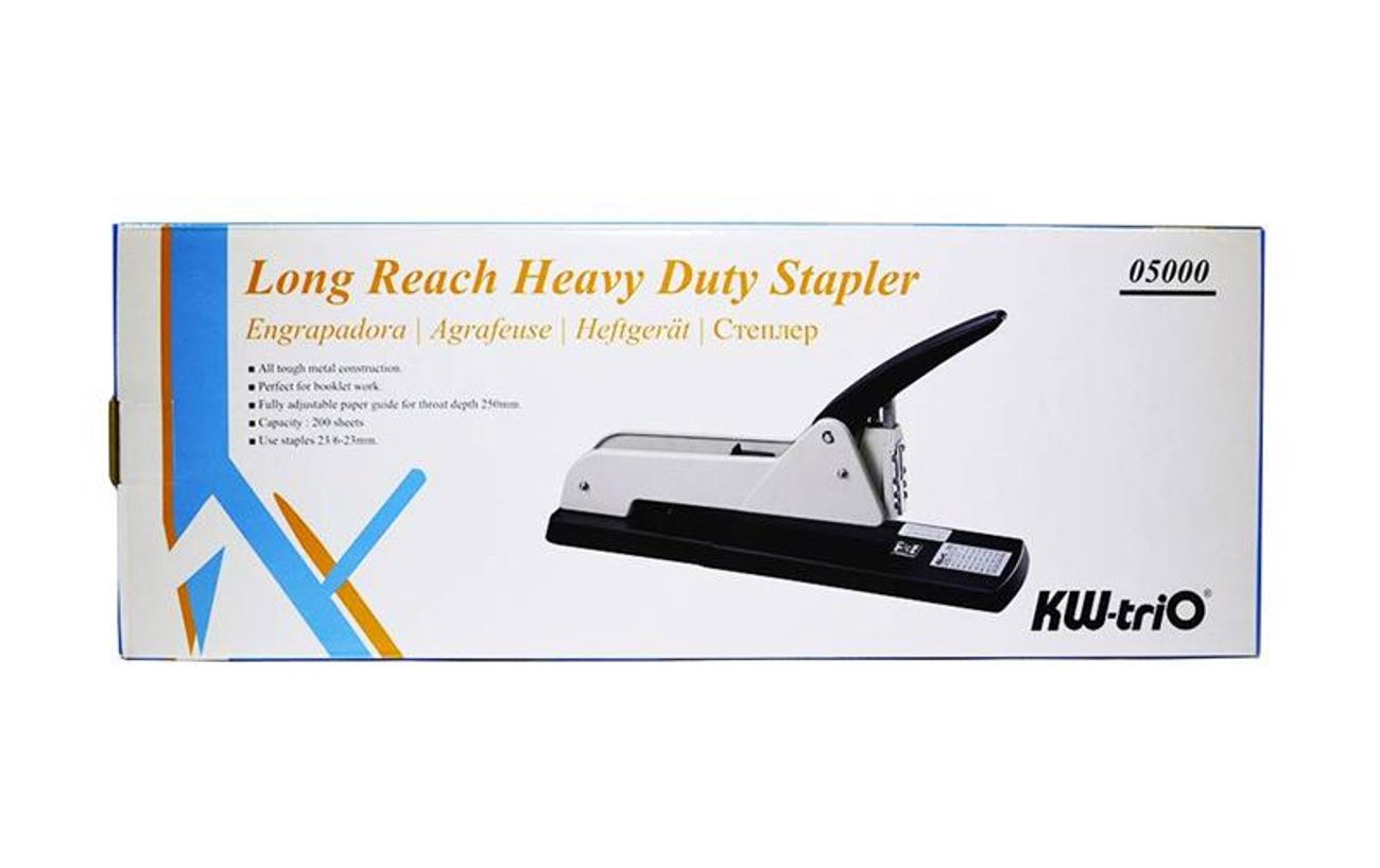 Степлер большой 23/6-23/23 до 200лист., плечо 250мм. (05000) KW-Trio - фото 2