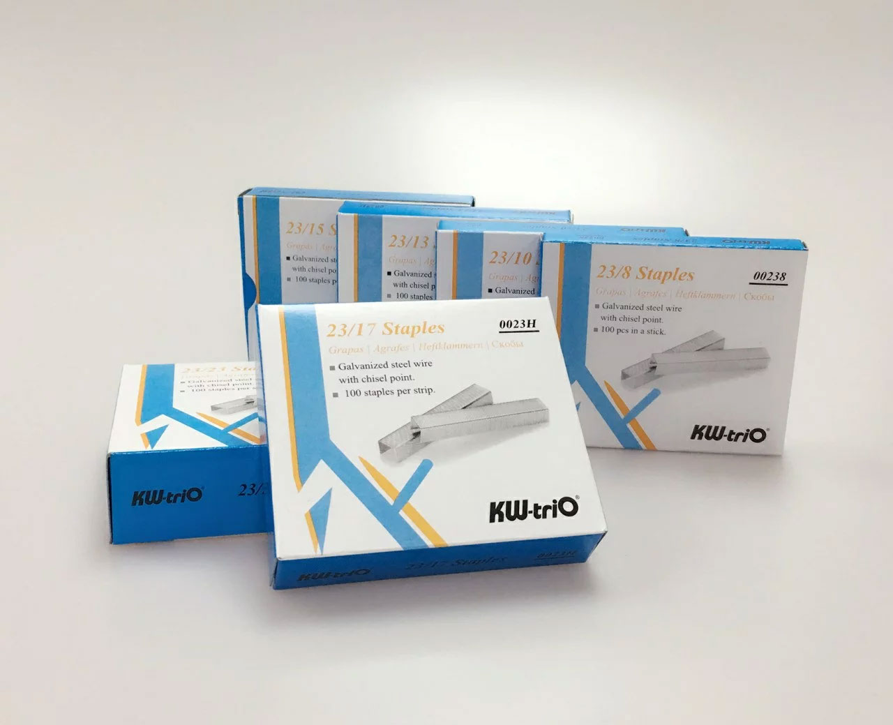 Скоба для степлеру 23/20, 1000шт/уп. до 170 аркушів (0023K) KW-Trio - фото 4