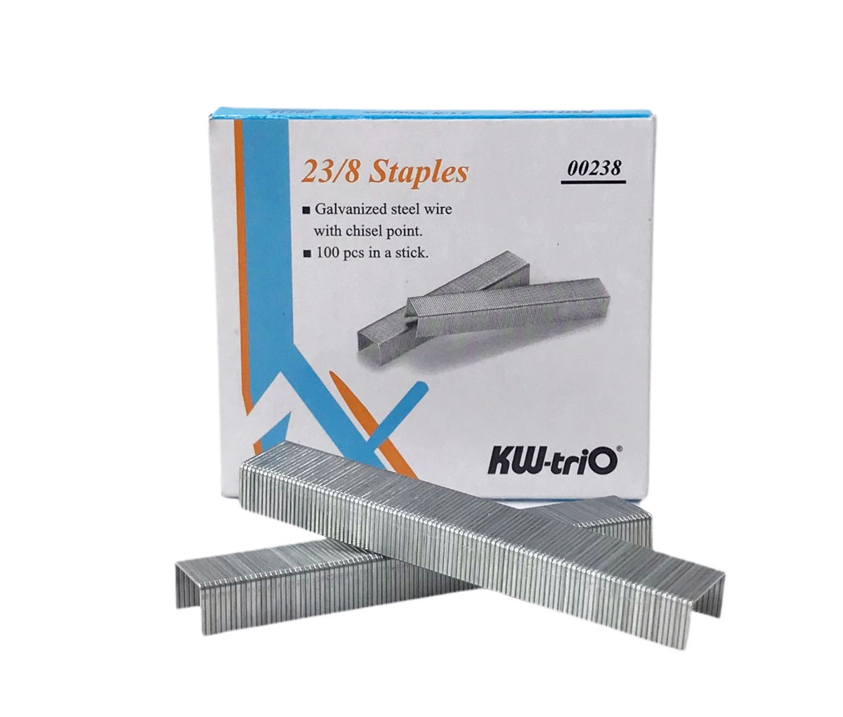 Скоба для степлеру 23/8, 1000шт/уп. до 50 аркушів (00238) KW-Trio - фото 4