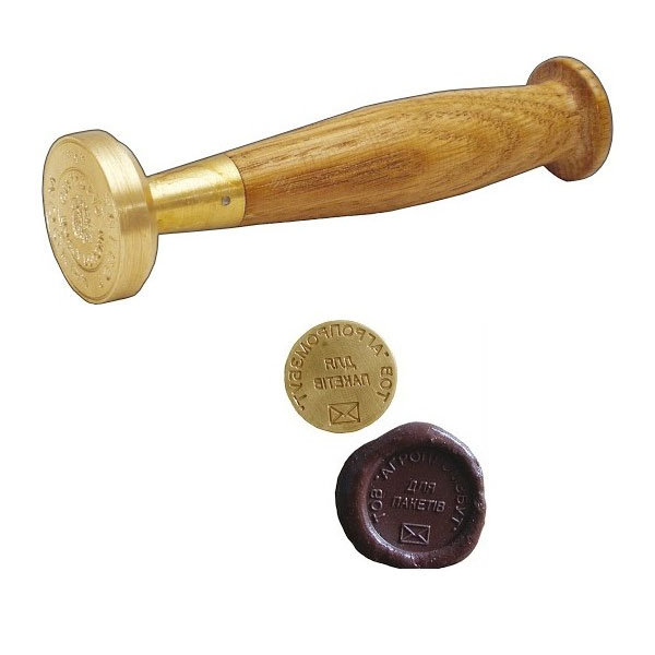 Сургучная печать (пломбир под сургуч), диаметр 40мм., без гравировки Украина - фото 2